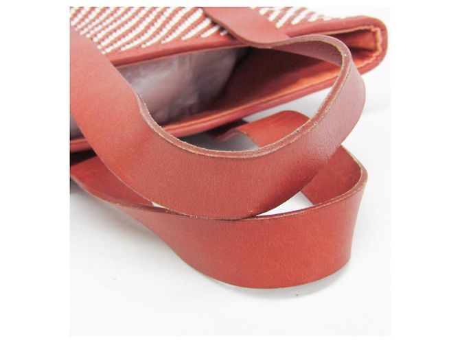 Hermès Borsa Tote da donna Hermes Ahmedabad Diego PM Marrone Bianco - vista 11