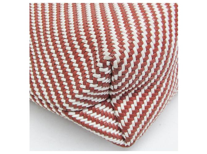Hermès Borsa Tote da donna Hermes Ahmedabad Diego PM Marrone Bianco - vista 4