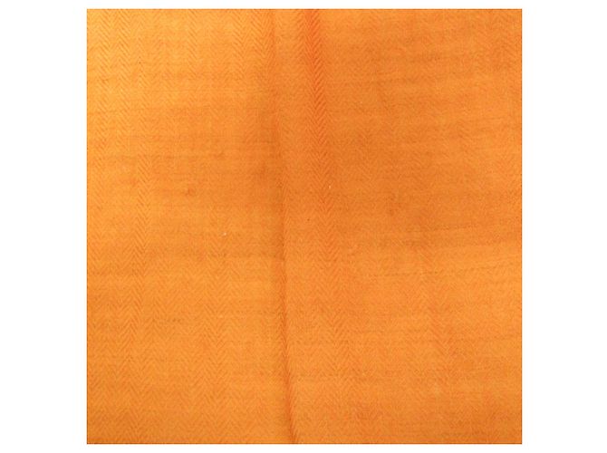 Hermès Stola in lana e cashmere Hermes Arancione - vista 8
