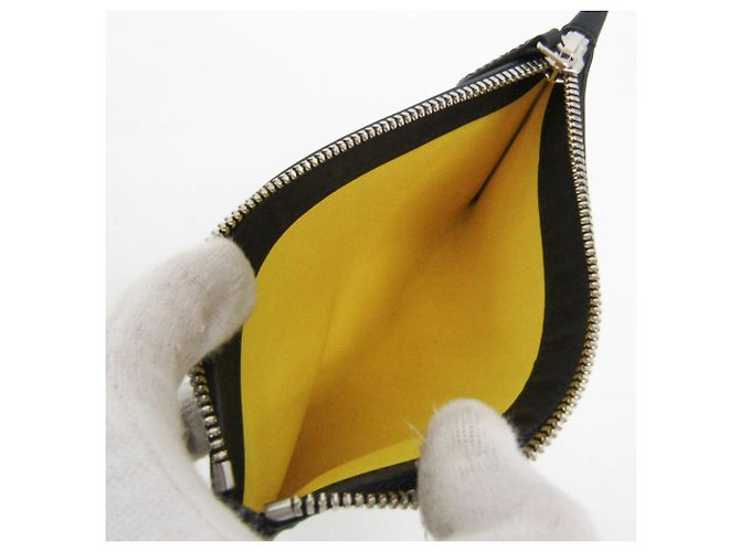 Borsa Balenciaga Navy Cabas M Blu Notte Nero Giallo Bianco sporco - vista 13