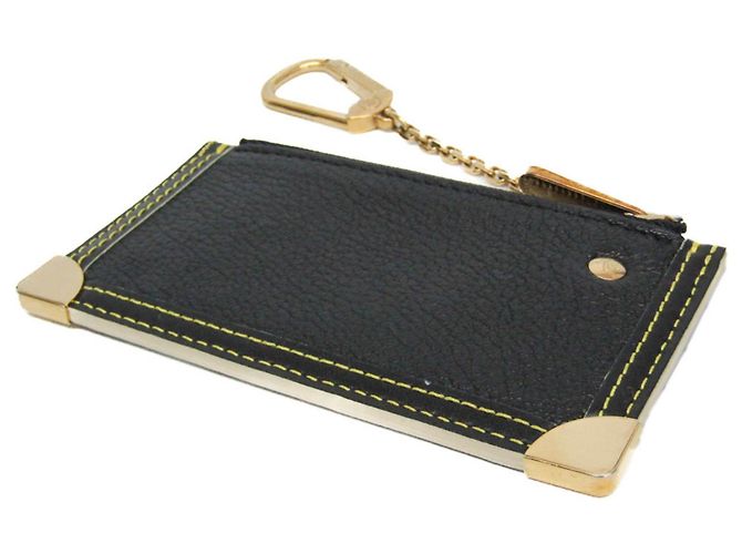Louis Vuitton Suhali Key Pouch M91824 Negro - vista 3