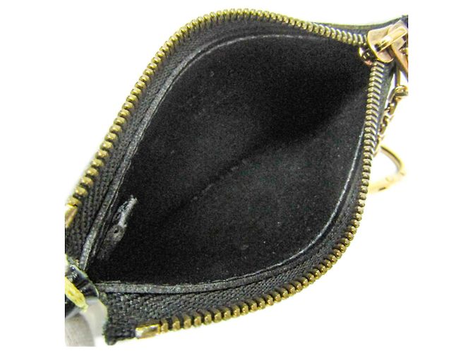 Louis Vuitton Suhali Key Pouch M91824 Negro - vista 4