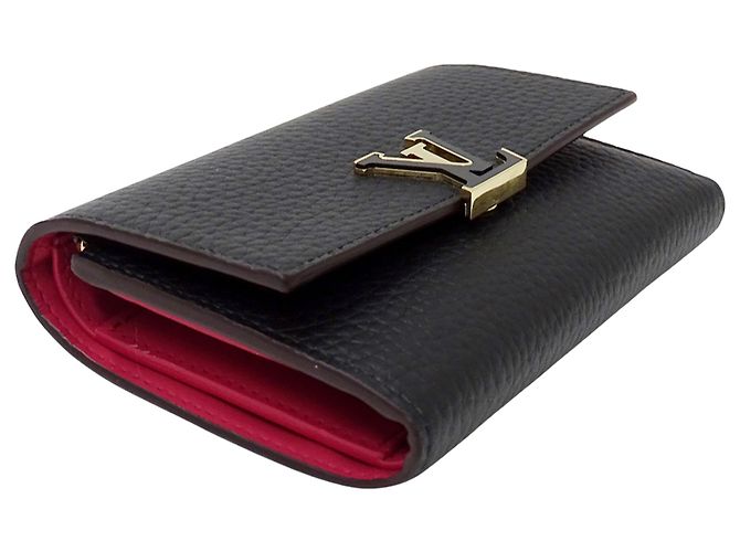 Portafoglio bi-fold Louis Vuitton da donna Nero Rosa - vista 3