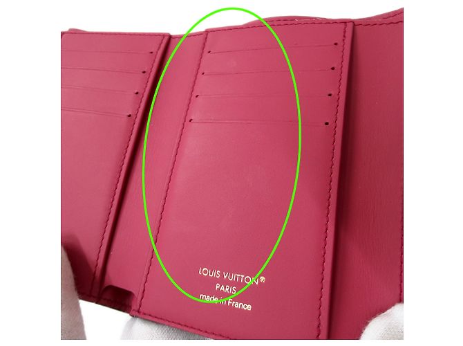 Portafoglio bi-fold Louis Vuitton da donna Nero Rosa - vista 8