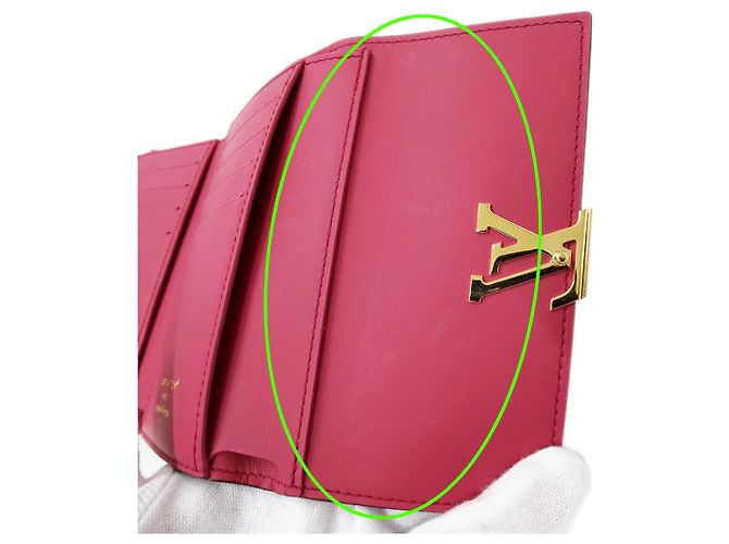 Portafoglio bi-fold Louis Vuitton da donna Nero Rosa - vista 9
