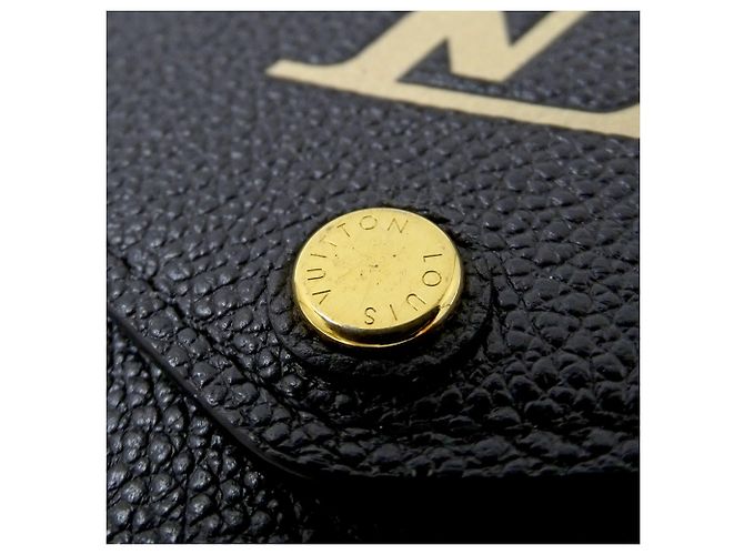 Louis Vuitton Monogram Empreinte Bicolor Wallet Black Beige - view 13