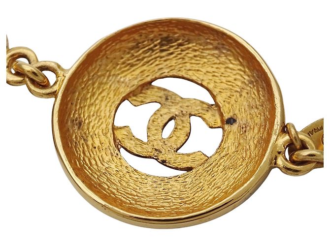 Bracciale con charm Chanel in oro D'oro - Ansicht 10