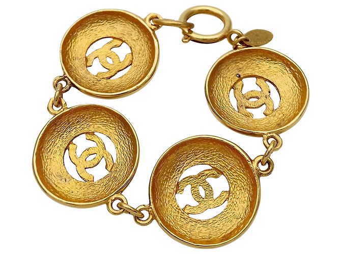 Bracciale con charm Chanel in oro D'oro - Ansicht 2