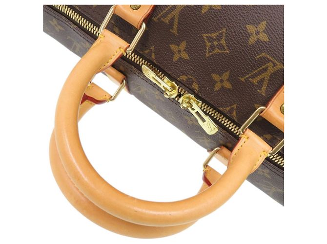 Borsa Boston Louis Vuitton Keepall 50 Monogram Marrone - vista 6