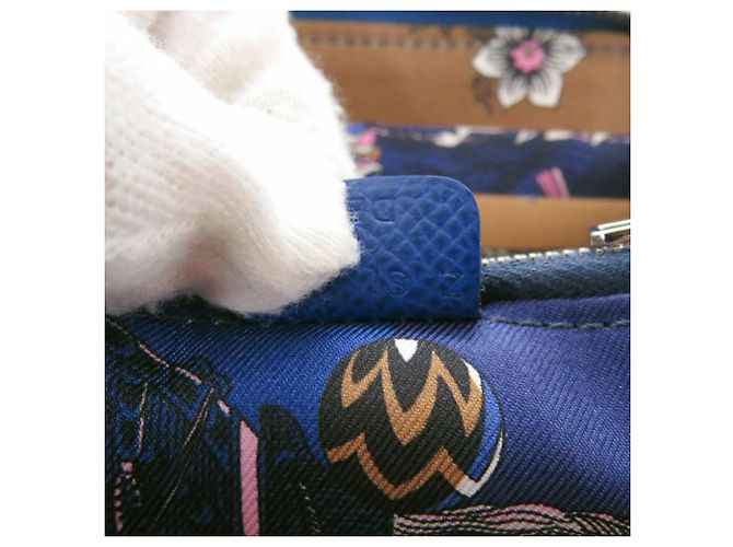 Hermès Monedero Azap Hermes en Bleu Saphir Azul - vista 10