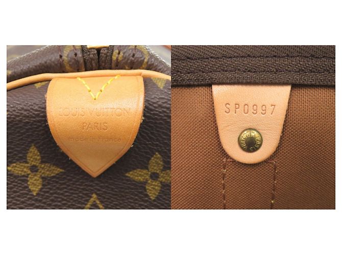 Bolso Boston Louis Vuitton Keepall 55 Monogram Castaño - vista 10