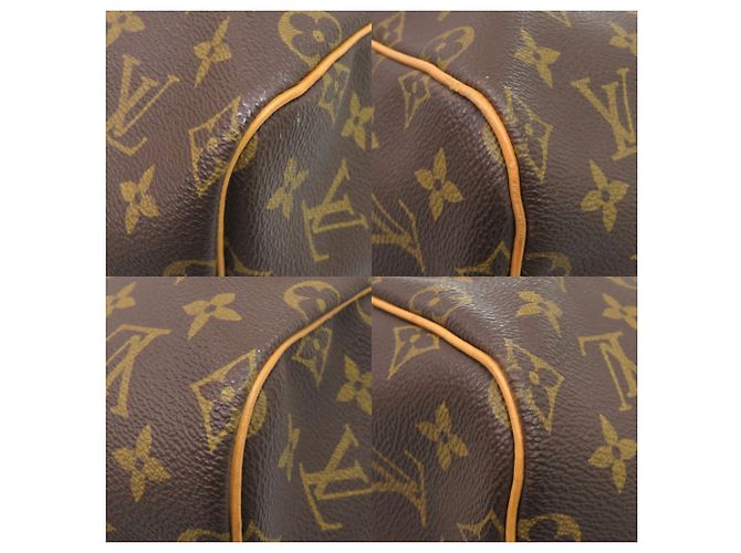 Bolso Boston Louis Vuitton Keepall 55 Monogram Castaño - vista 4