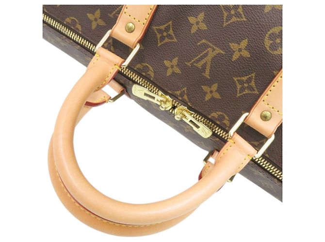 Bolso Boston Louis Vuitton Keepall 55 Monogram Castaño - vista 6