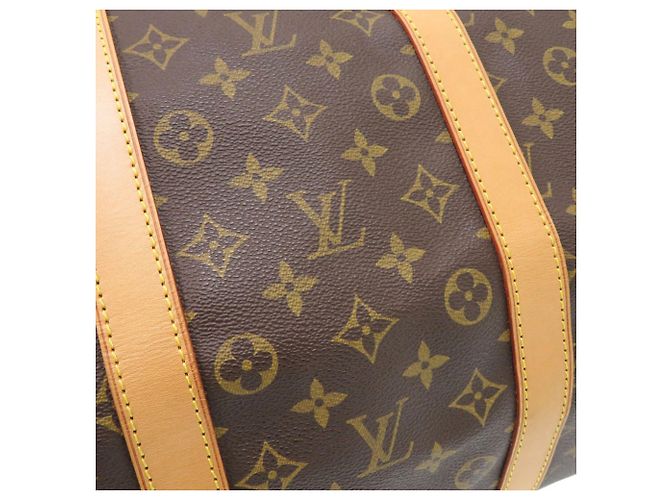 Bolso Boston Louis Vuitton Keepall 55 Monogram Castaño - vista 8