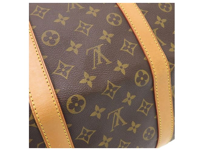 Bolso Boston Louis Vuitton Keepall 55 Monogram Castaño - vista 9