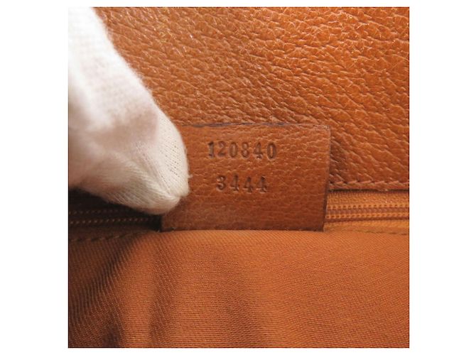 Gucci GG Canvas Leder Tote Bag Beige - Ansicht 9