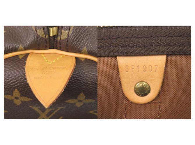 Borsa Boston Louis Vuitton Keepall 50 Monogram Marrone - vista 10