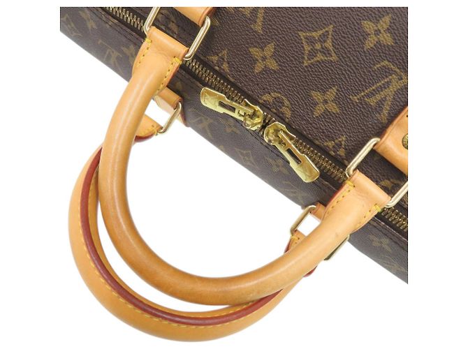 Borsa Boston Louis Vuitton Keepall 50 Monogram Marrone - vista 6