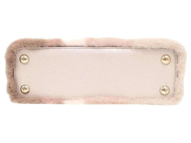 Borsa Louis Vuitton Capucines BB Mink Rosa D'oro - vista 4