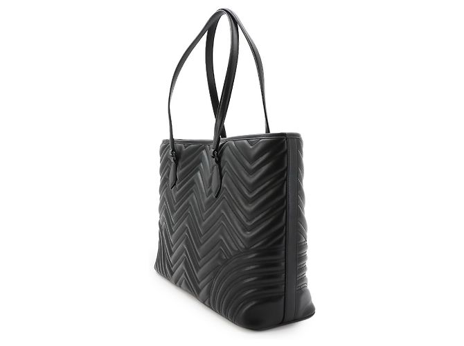 Borsa Tote Grande Trapuntata Gucci GG Marmont - vista 4