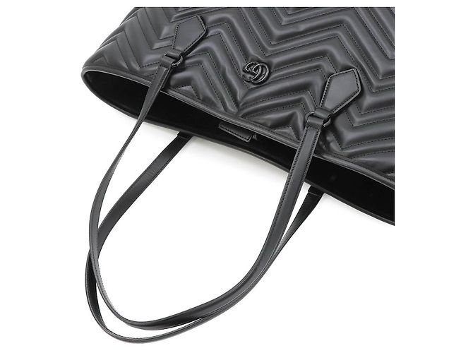Borsa Tote Grande Trapuntata Gucci GG Marmont - vista 6
