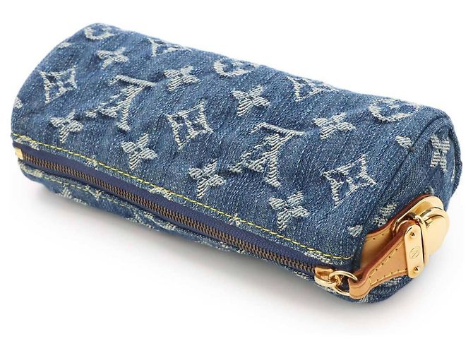 Pochette Trousse Speedy GM in Monogram Denim Louis Vuitton Monogramma - vista 4