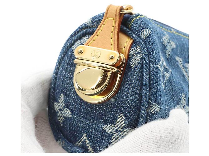 Pochette Trousse Speedy GM in Monogram Denim Louis Vuitton Monogramma - vista 7