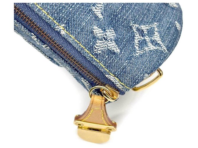Pochette Trousse Speedy GM in Monogram Denim Louis Vuitton Monogramma - vista 8