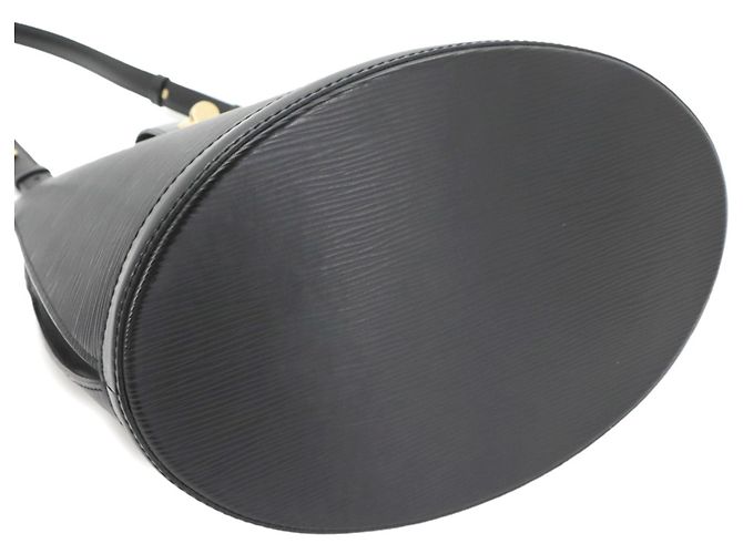 Borsa a Spalla Louis Vuitton Epi Cluny Nero - vista 4