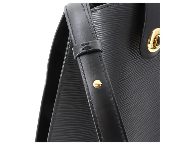 Borsa a Spalla Louis Vuitton Epi Cluny Nero - vista 8