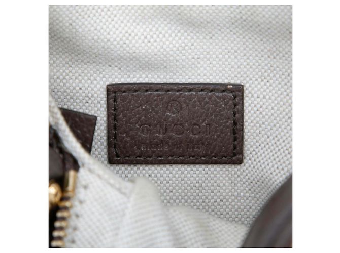 Borsa a mano e borsa a tracolla Gucci Jumbo GG Marrone - vista 5