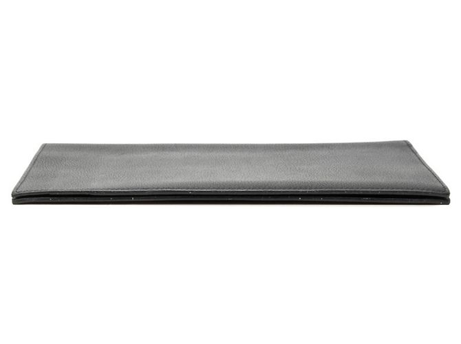 Hermès Hermes Black Leather Long Wallet - view 3