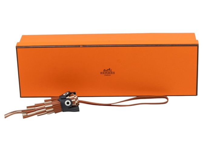 Hermès Hermes Chouette Accessorio per Borsa Charm Portachiavi D'oro - vista 5