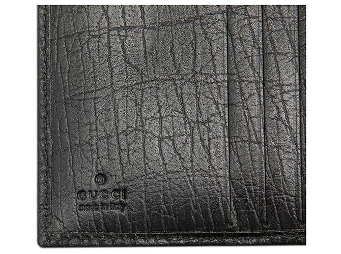 Gucci GG Canvas Bamboo Bi-fold Wallet Schwarz - Ansicht 5