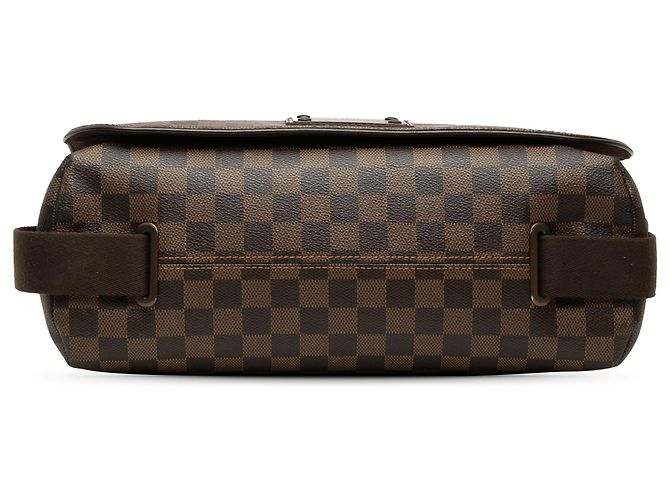 Louis Vuitton Marrone Damier Ebene Brooklyn GM - vista 3