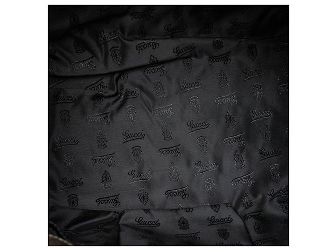 Borsa Hysteria in pelle di vitello metallizzata marrone Gucci Bronzo - vista 4