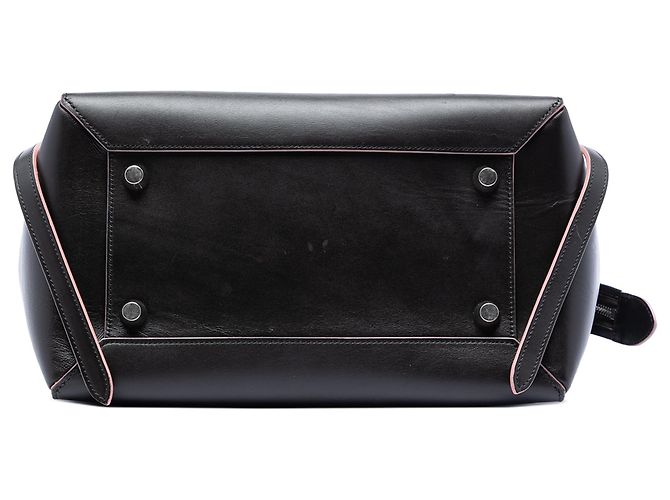 Céline Borsa Belt in pelle di vitello liscia nera mini Celine Nero - vista 3