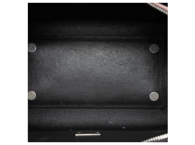 Céline Borsa Belt in pelle di vitello liscia nera mini Celine Nero - vista 4
