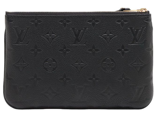 Pochette Double Zip Monogram Empreinte Nero Louis Vuitton - vista 2