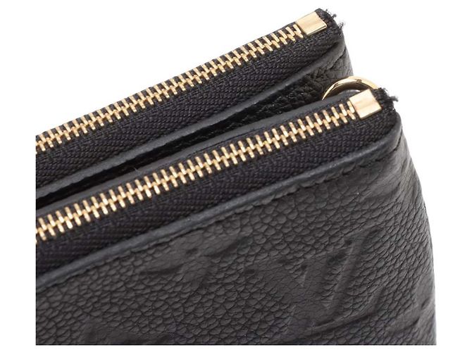Pochette Double Zip Monogram Empreinte Nero Louis Vuitton - vista 8
