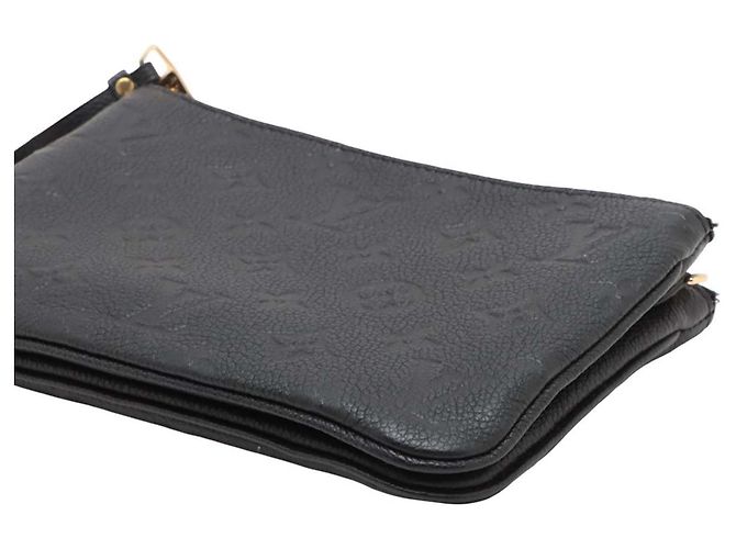 Pochette Double Zip Monogram Empreinte Nero Louis Vuitton - vista 9