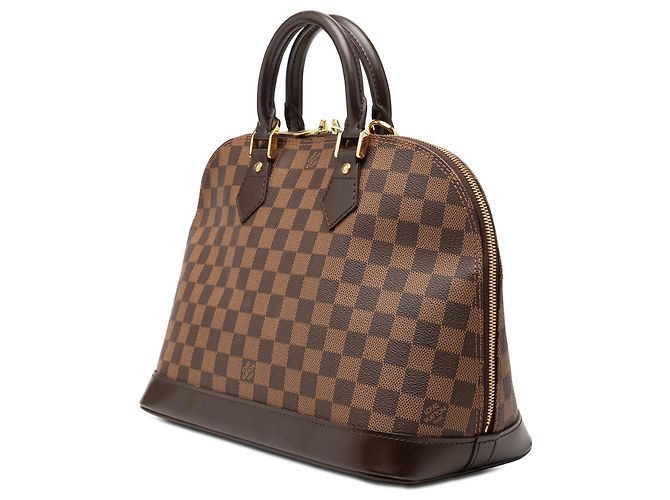Louis Vuitton Marrone Damier Ebene Alma PM - vista 2
