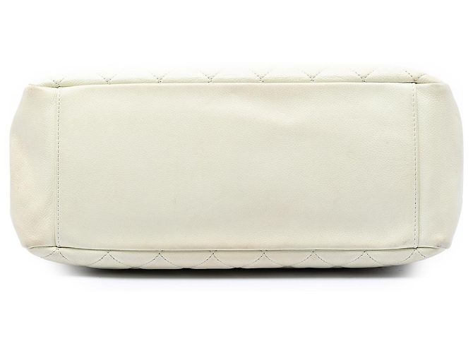 Tote Grand Shopping in Caviar Bianco Chanel Crudo - vista 3