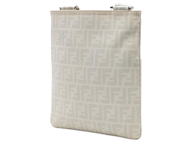 Fendi Beige Zucca Spalmati Crossbody - vista 2