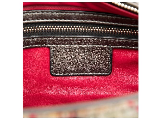 Dior Beige Medium Multicolor Tweed Cannage Lady Dior - view 5