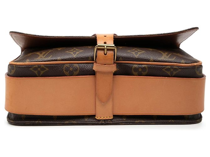 Louis Vuitton Marrone Monogram Cartouchiere GM - vista 3