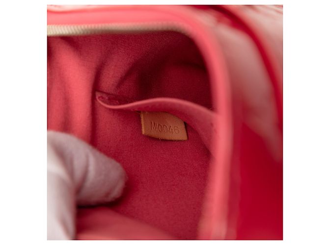 Louis Vuitton Pink Monogram Vernis Minna Street Rosa - vista 6
