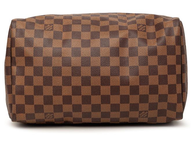 Louis Vuitton Marrone Damier Ebene Speedy 30 - vista 3
