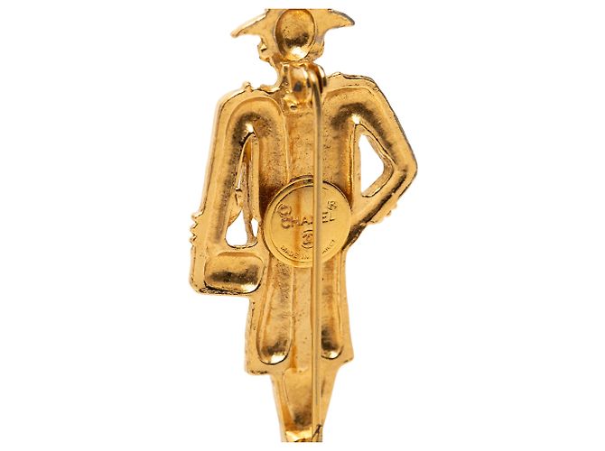 Spilla Chanel Gold Gold Plated Coco Mademoiselle D'oro - vista 3