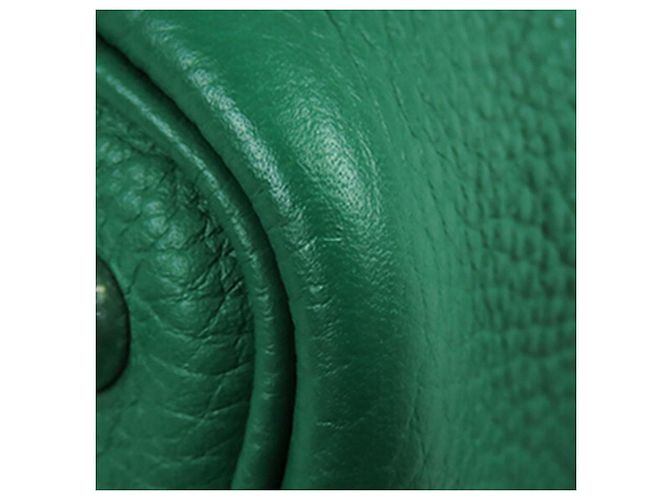 Hermès Picotin Lock 18 in pelle Clemence verde - vista 9